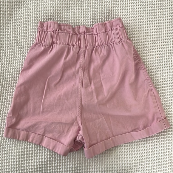 H&M Pink High Waist Women Shorts - Picture 4 of 8